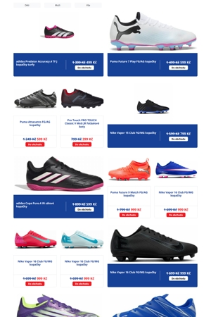 Intersport Kopačky a míče - 8. 9. 2026