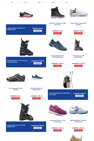 Intersport Boty - 8. 9. 2026