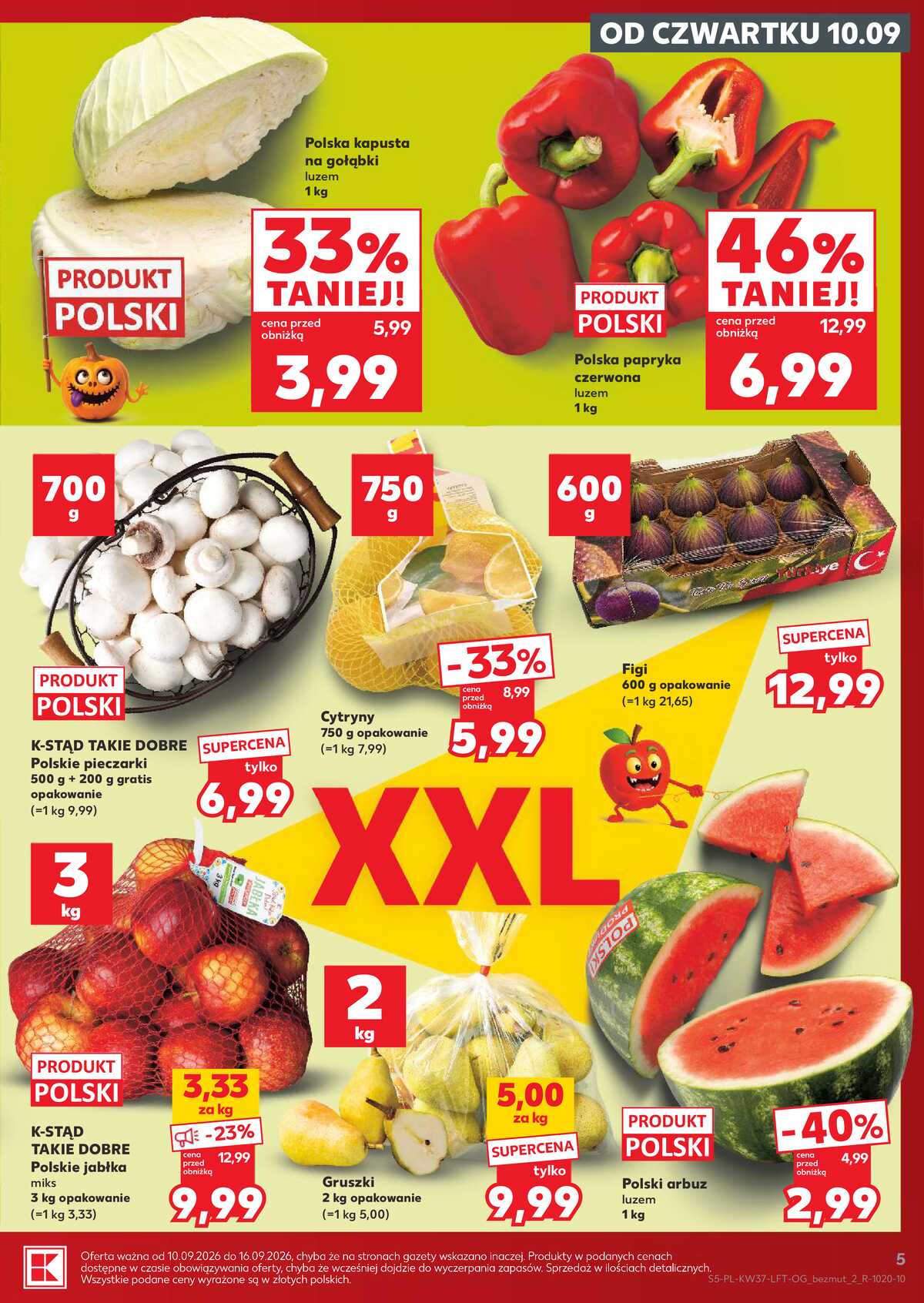 Leták Kaufland Polsko 10.9.-16.9.2026 - Týdenní zpravodaj strana 5