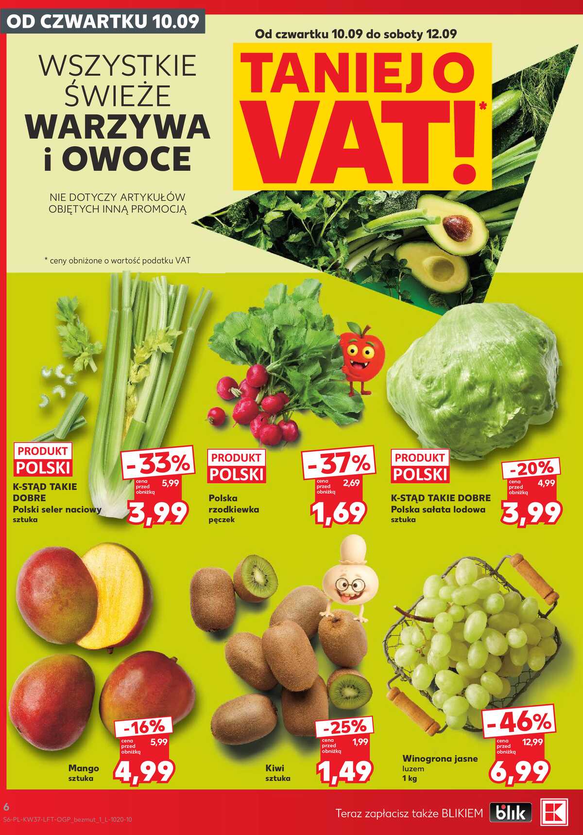 Leták Kaufland Polsko 10.9.-16.9.2026 - Týdenní zpravodaj strana 6