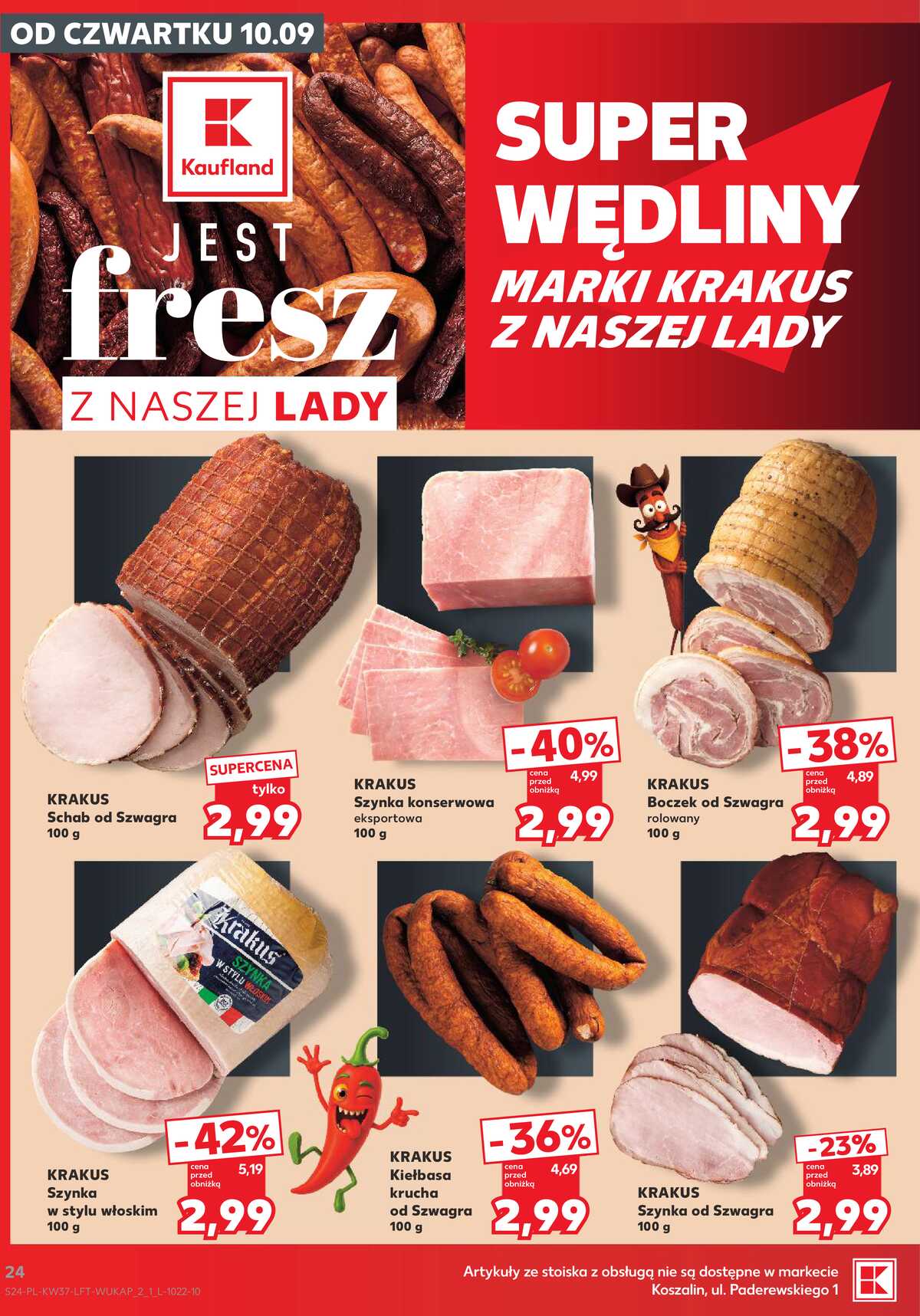 Leták Kaufland Polsko 10.9.-16.9.2026 - Týdenní zpravodaj strana 24