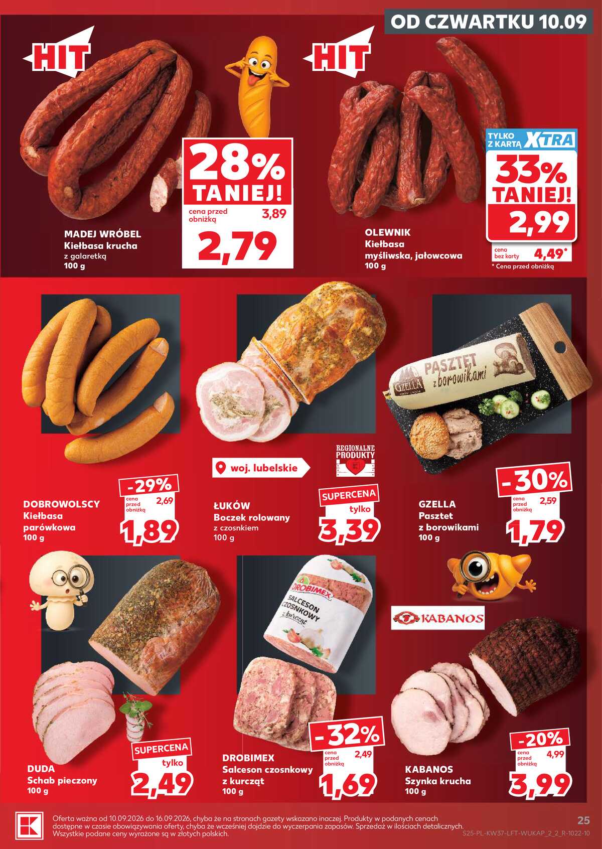 Leták Kaufland Polsko 10.9.-16.9.2026 - Týdenní zpravodaj strana 25