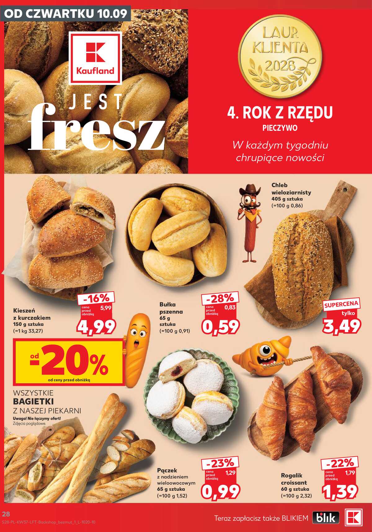 Leták Kaufland Polsko 10.9.-16.9.2026 - Týdenní zpravodaj strana 28