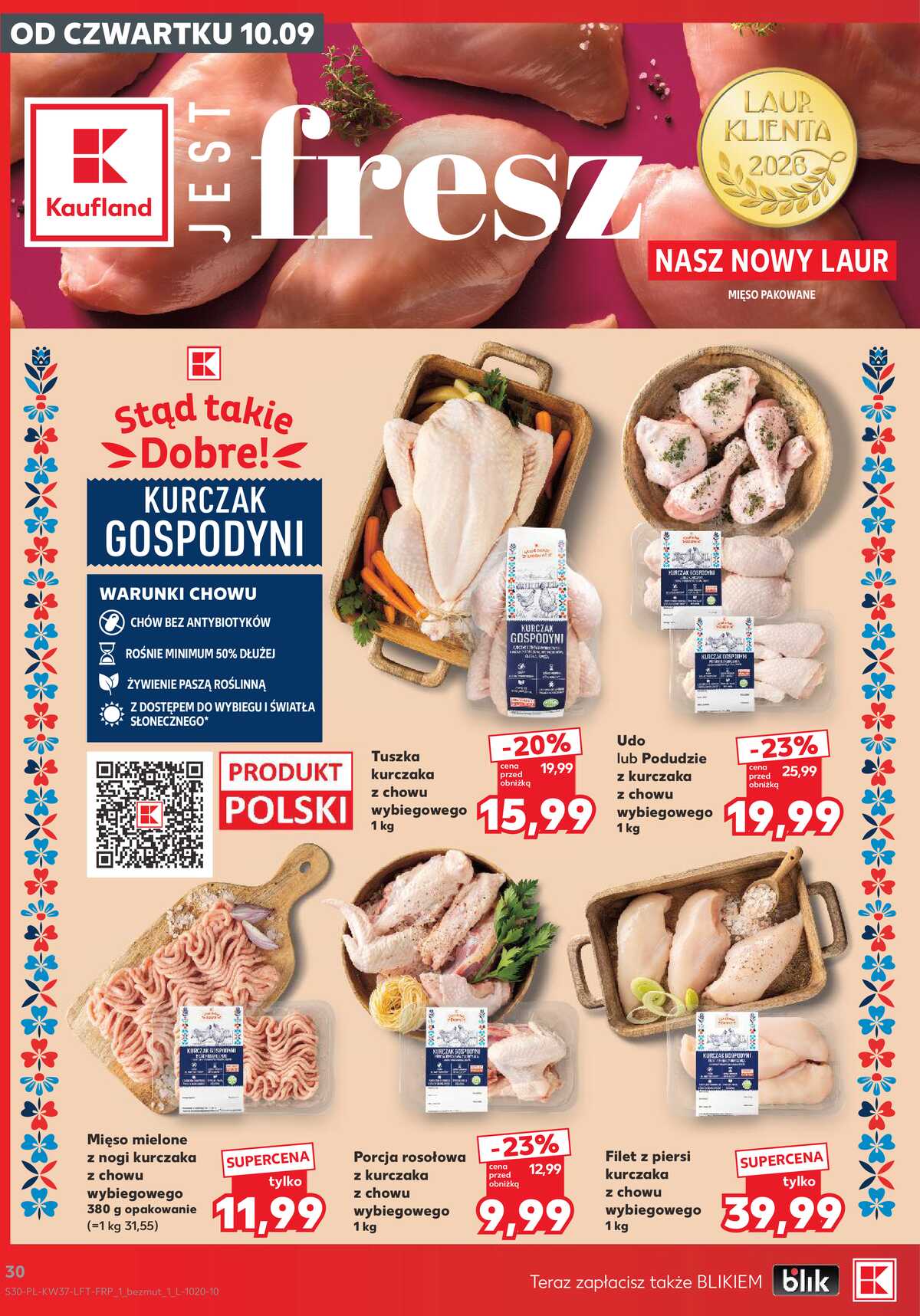 Leták Kaufland Polsko 10.9.-16.9.2026 - Týdenní zpravodaj strana 30