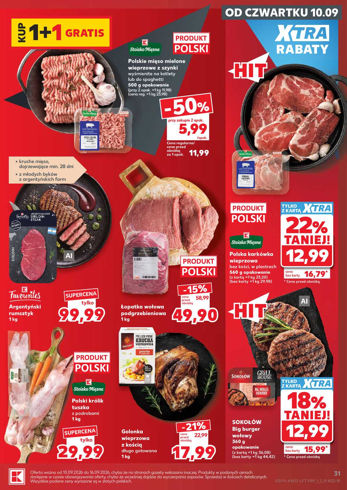 Leták Kaufland Polsko 10.9.-16.9.2026 - Týdenní zpravodaj strana 31