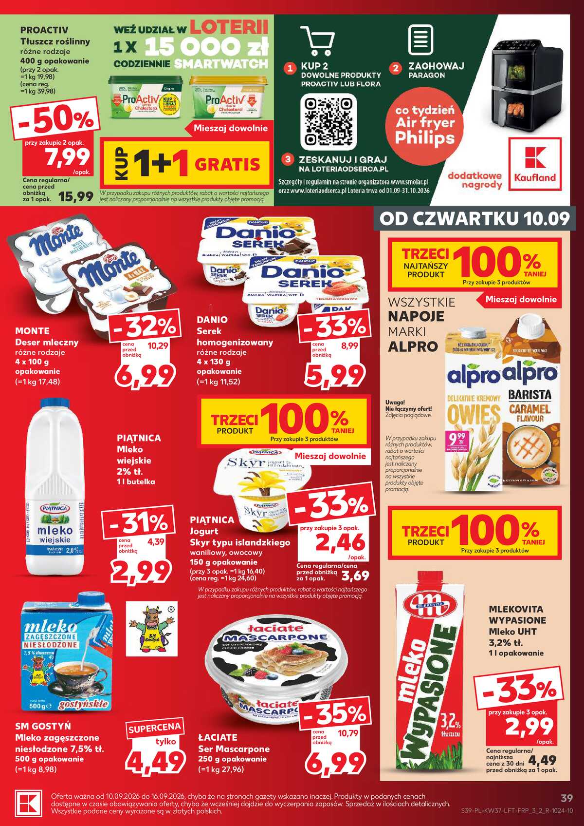 Leták Kaufland Polsko 10.9.-16.9.2026 - Týdenní zpravodaj strana 39