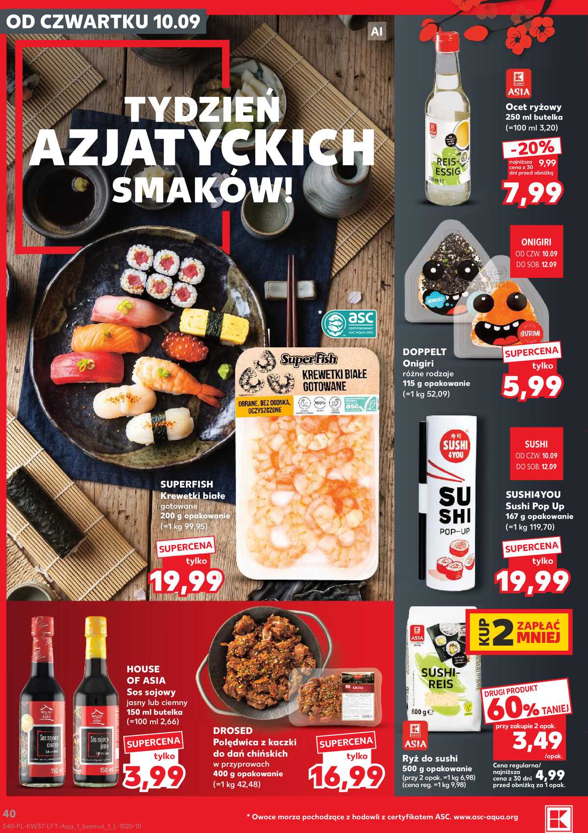 Leták Kaufland Polsko 10.9.-16.9.2026 - Týdenní zpravodaj strana 40