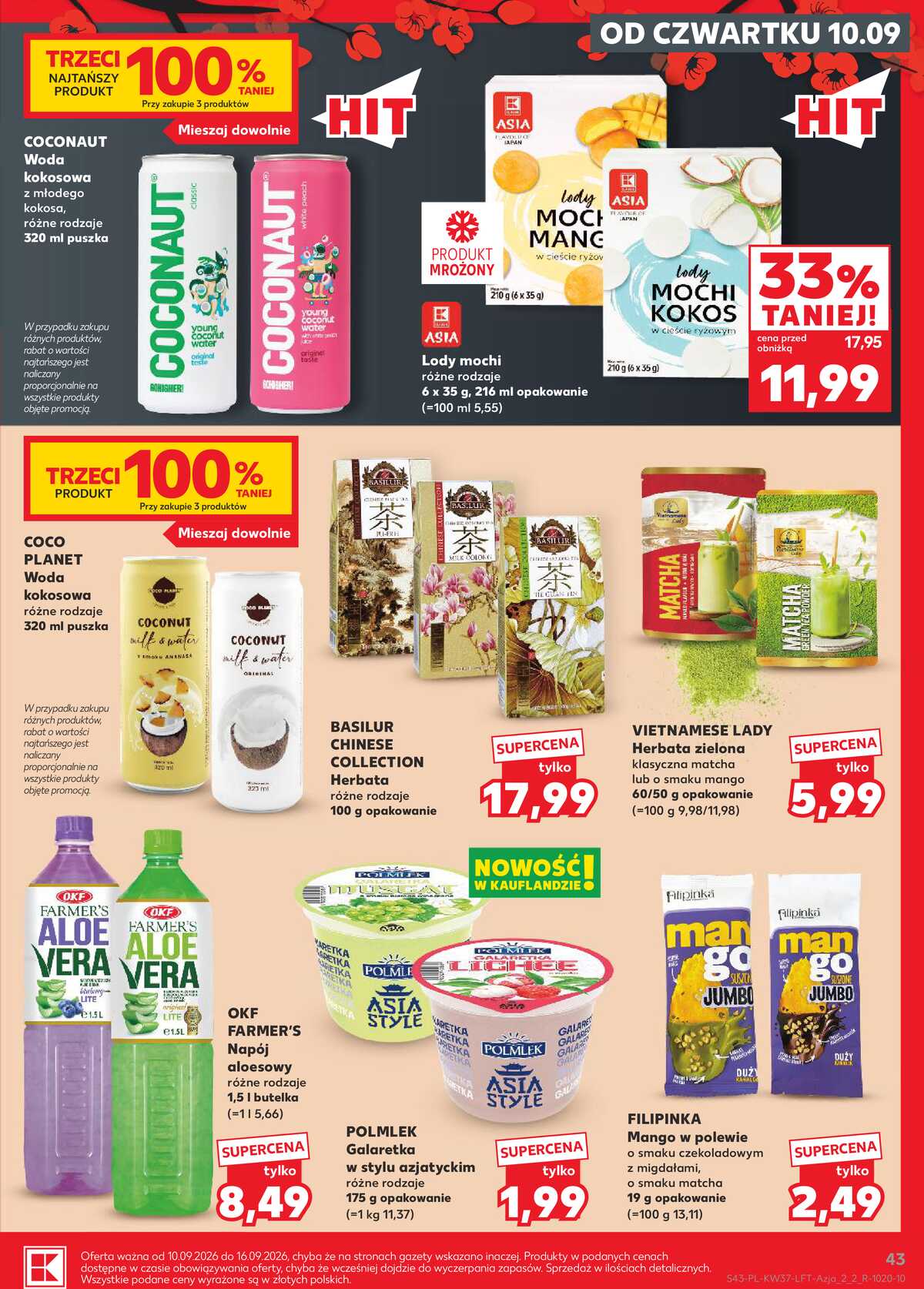 Leták Kaufland Polsko 10.9.-16.9.2026 - Týdenní zpravodaj strana 43