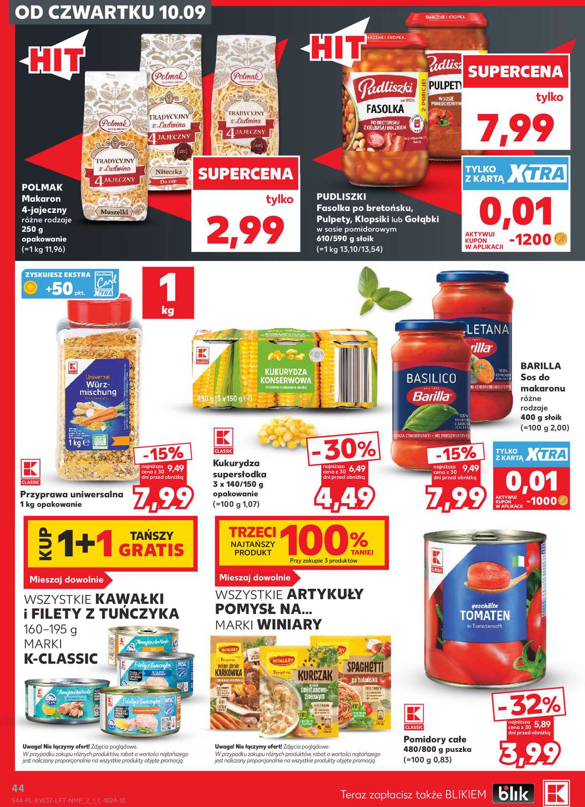 Leták Kaufland Polsko 10.9.-16.9.2026 - Týdenní zpravodaj strana 44