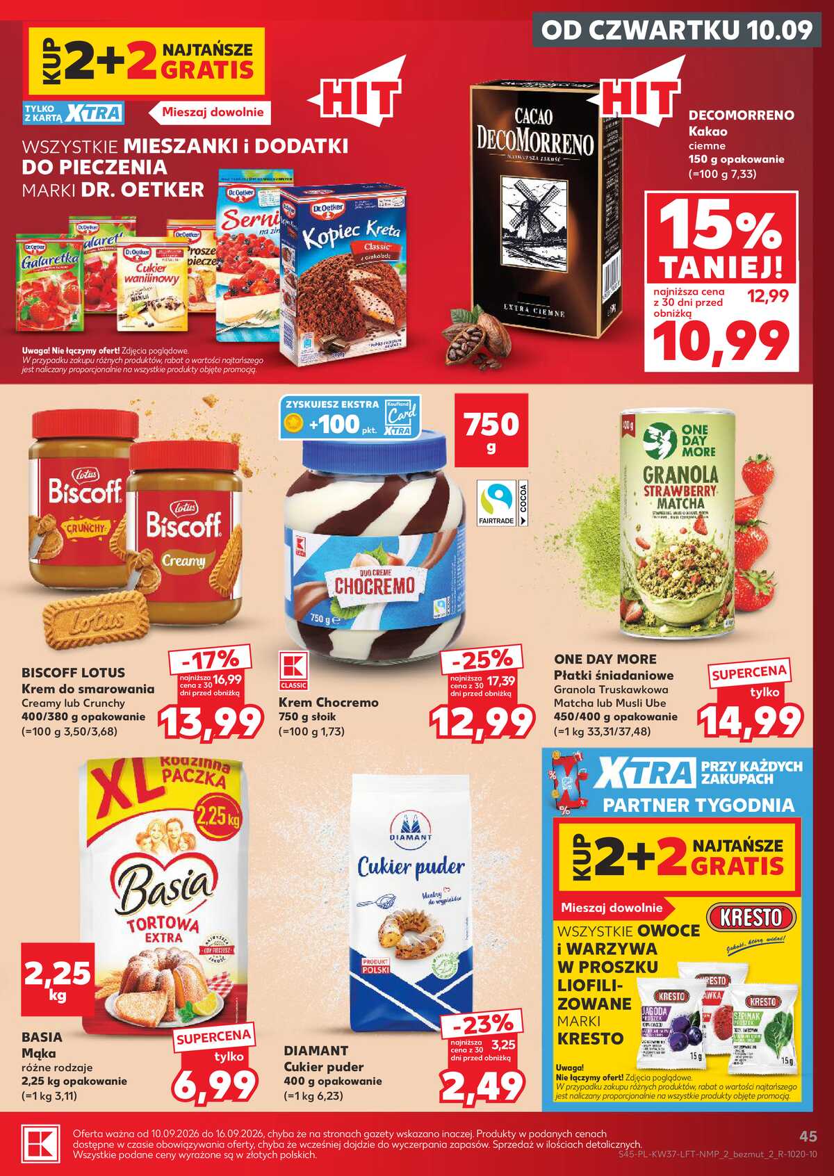 Leták Kaufland Polsko 10.9.-16.9.2026 - Týdenní zpravodaj strana 45