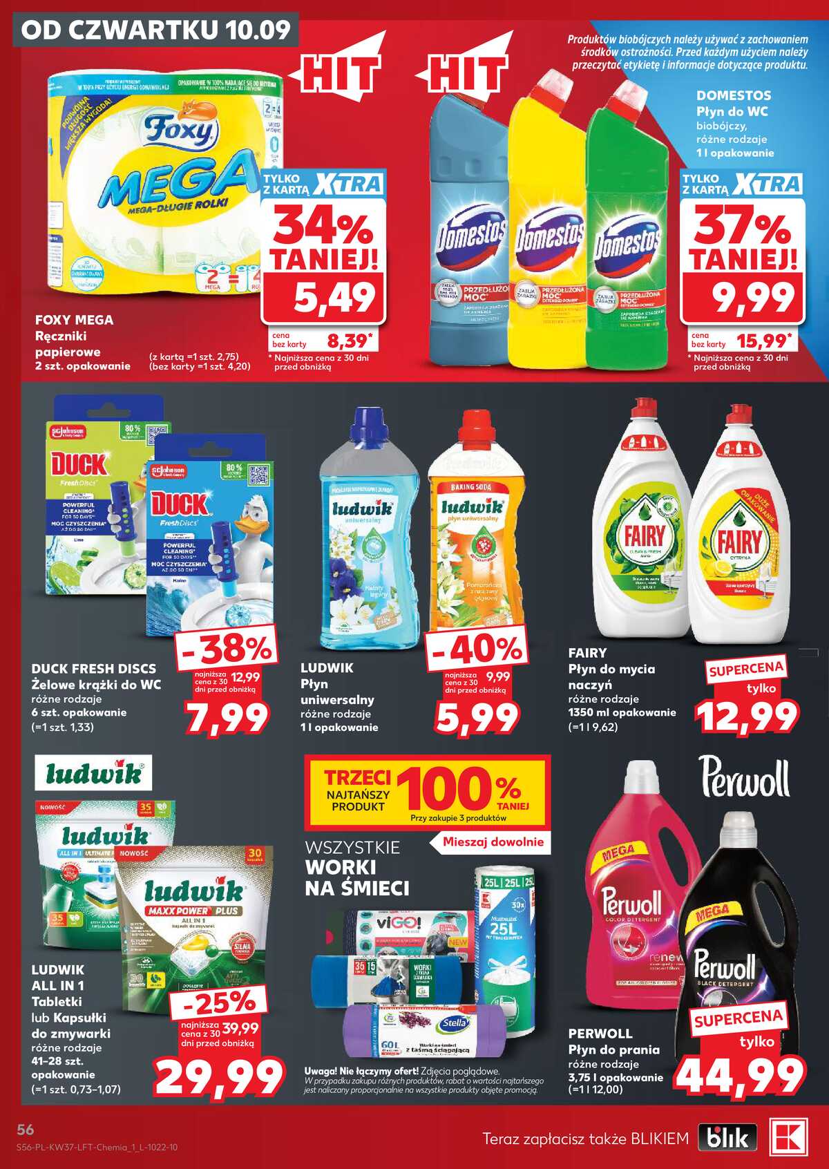 Leták Kaufland Polsko 10.9.-16.9.2026 - Týdenní zpravodaj strana 56