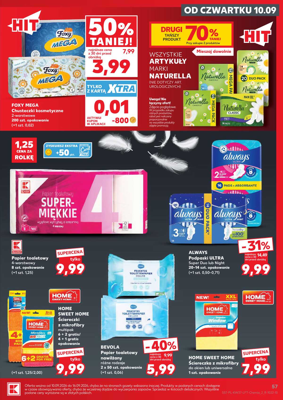 Leták Kaufland Polsko 10.9.-16.9.2026 - Týdenní zpravodaj strana 57