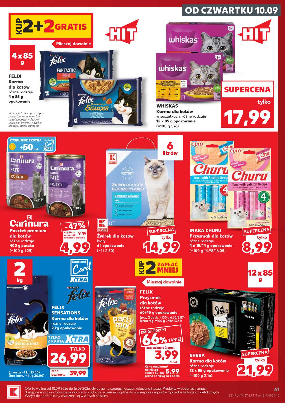 Leták Kaufland Polsko 10.9.-16.9.2026 - Týdenní zpravodaj strana 61