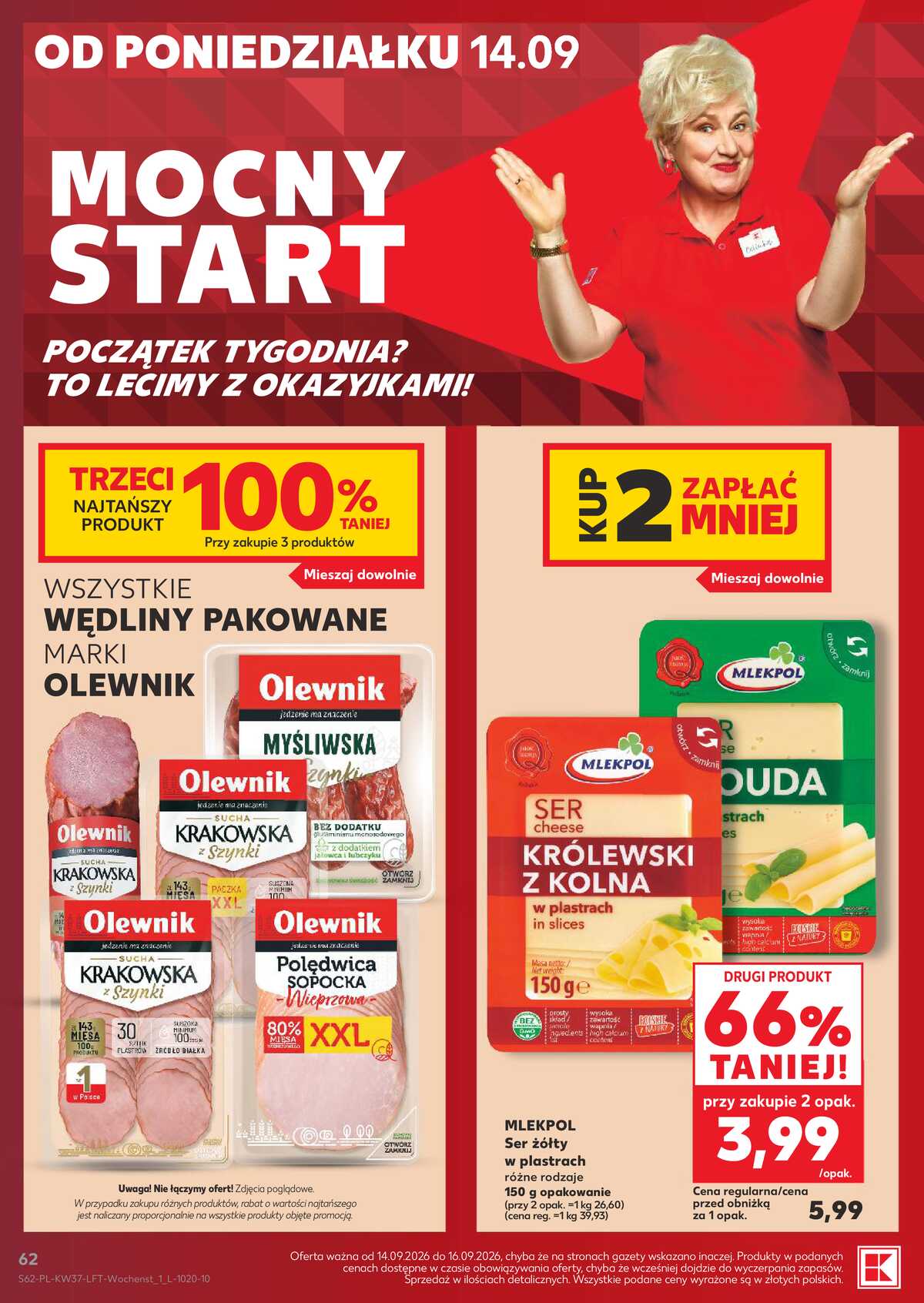 Leták Kaufland Polsko 10.9.-16.9.2026 - Týdenní zpravodaj strana 62