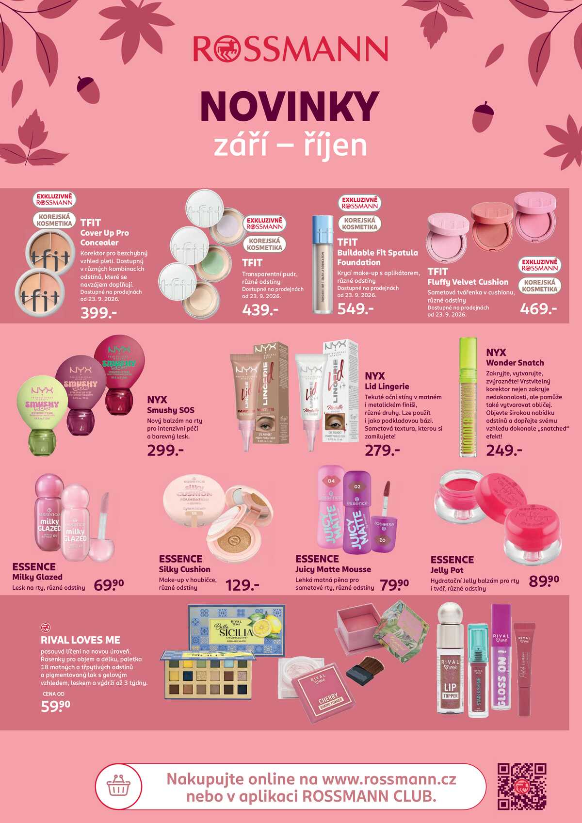 ROSSMANN katalog Novinky 9.9. - 6.10. strana 1
