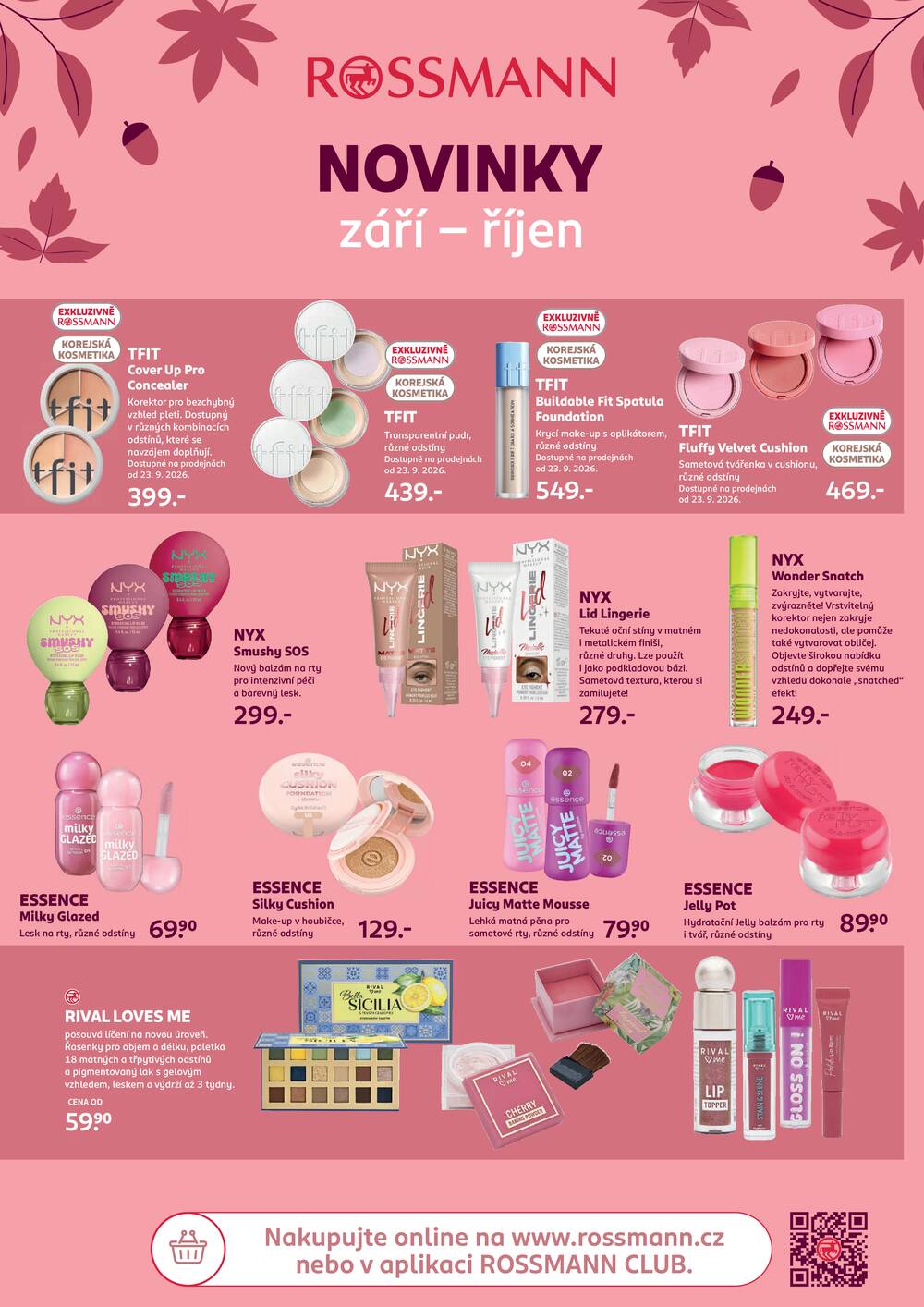 ROSSMANN katalog Novinky 9.9. - 6.10.