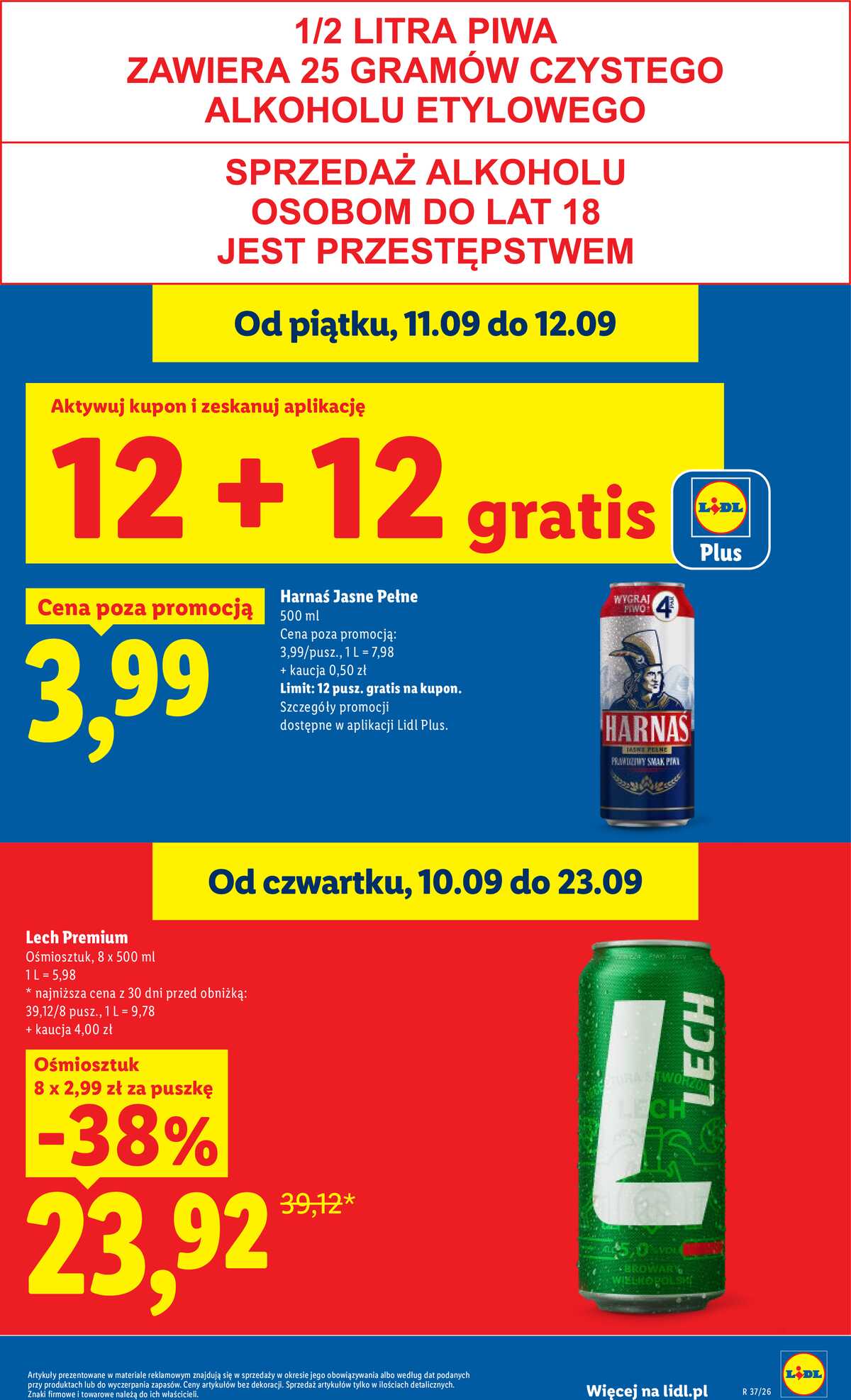 Leták Lidl Polsko 10.9.-12.9.2026 - Leták platí od 10. září do 12. září strana 25