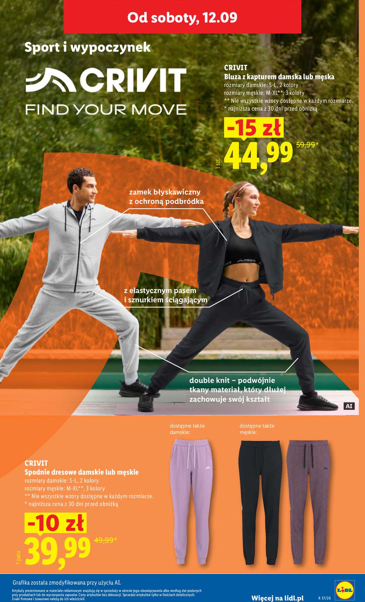 Leták Lidl Polsko 10.9.-12.9.2026 - Leták platí od 10. září do 12. září strana 37