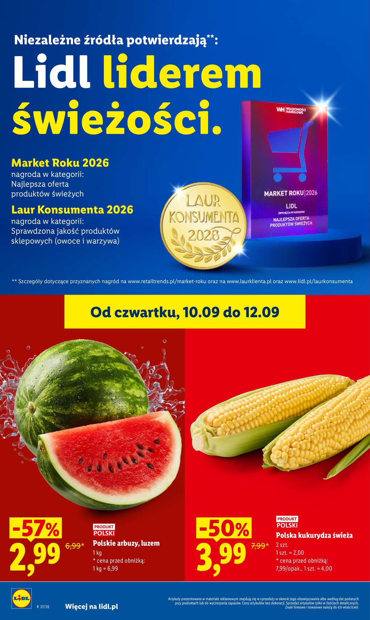 Leták Lidl Polsko 10.9.-12.9.2026 - Leták platí od 10. září do 12. září strana 38