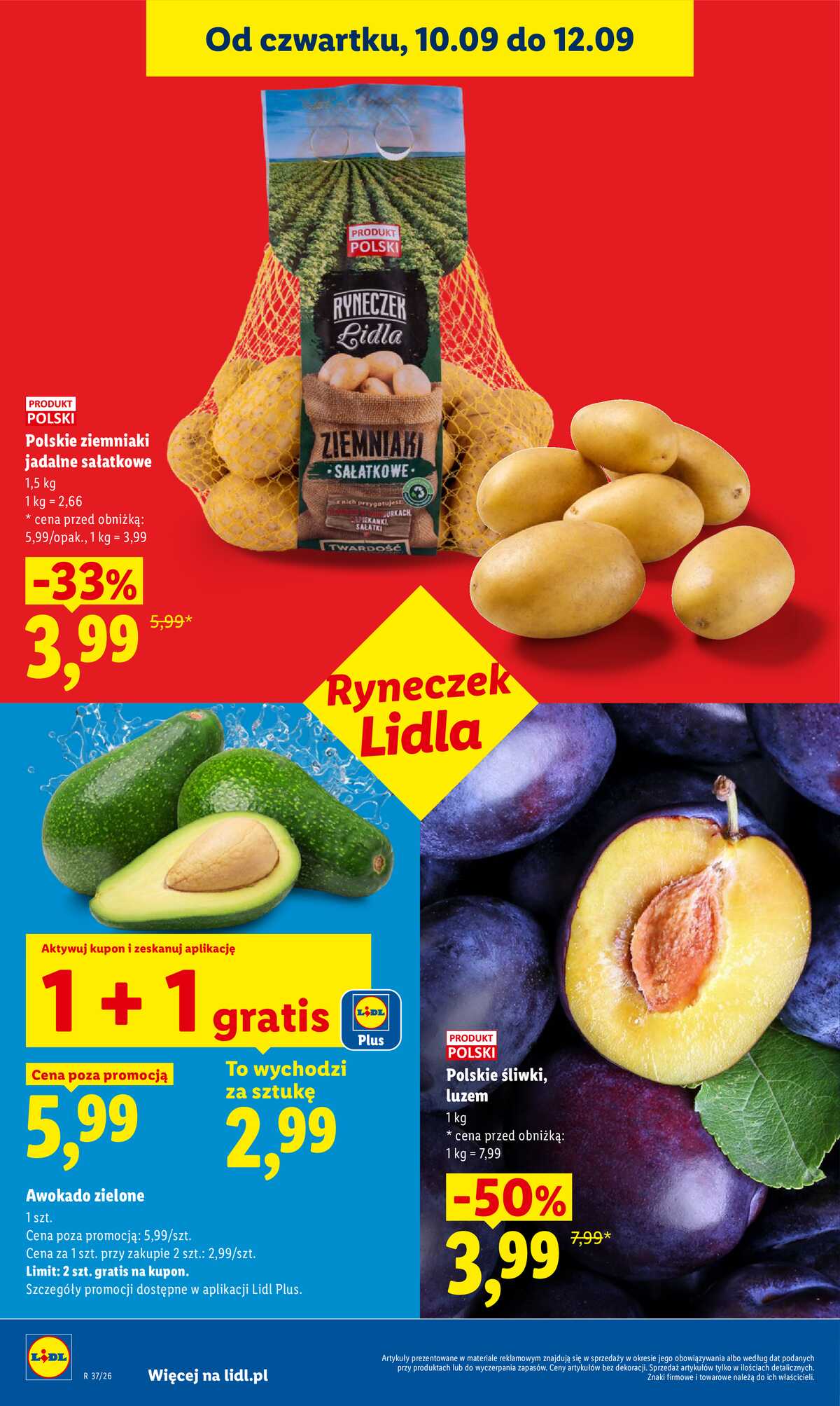 Leták Lidl Polsko 10.9.-12.9.2026 - Leták platí od 10. září do 12. září strana 40