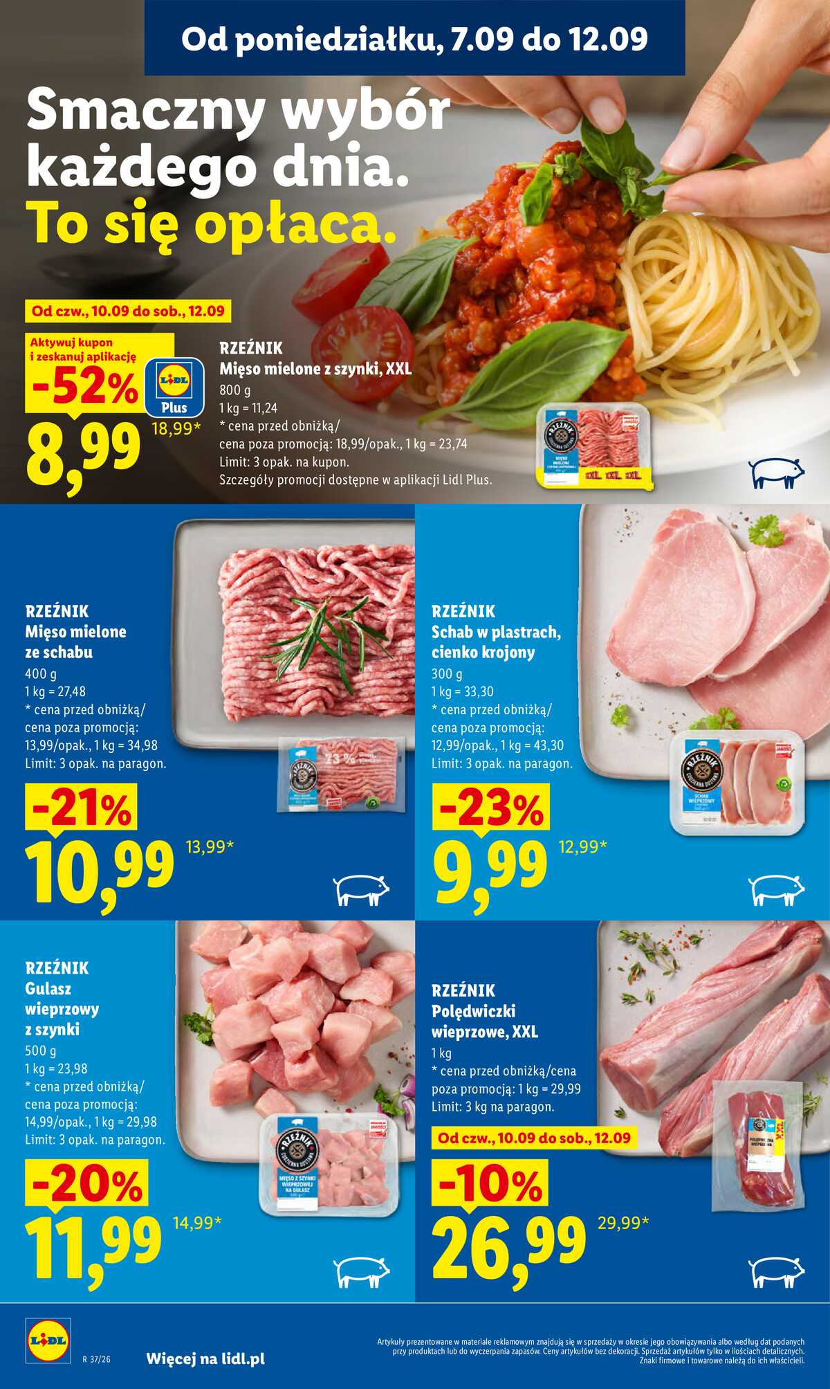 Leták Lidl Polsko 10.9.-12.9.2026 - Leták platí od 10. září do 12. září strana 50