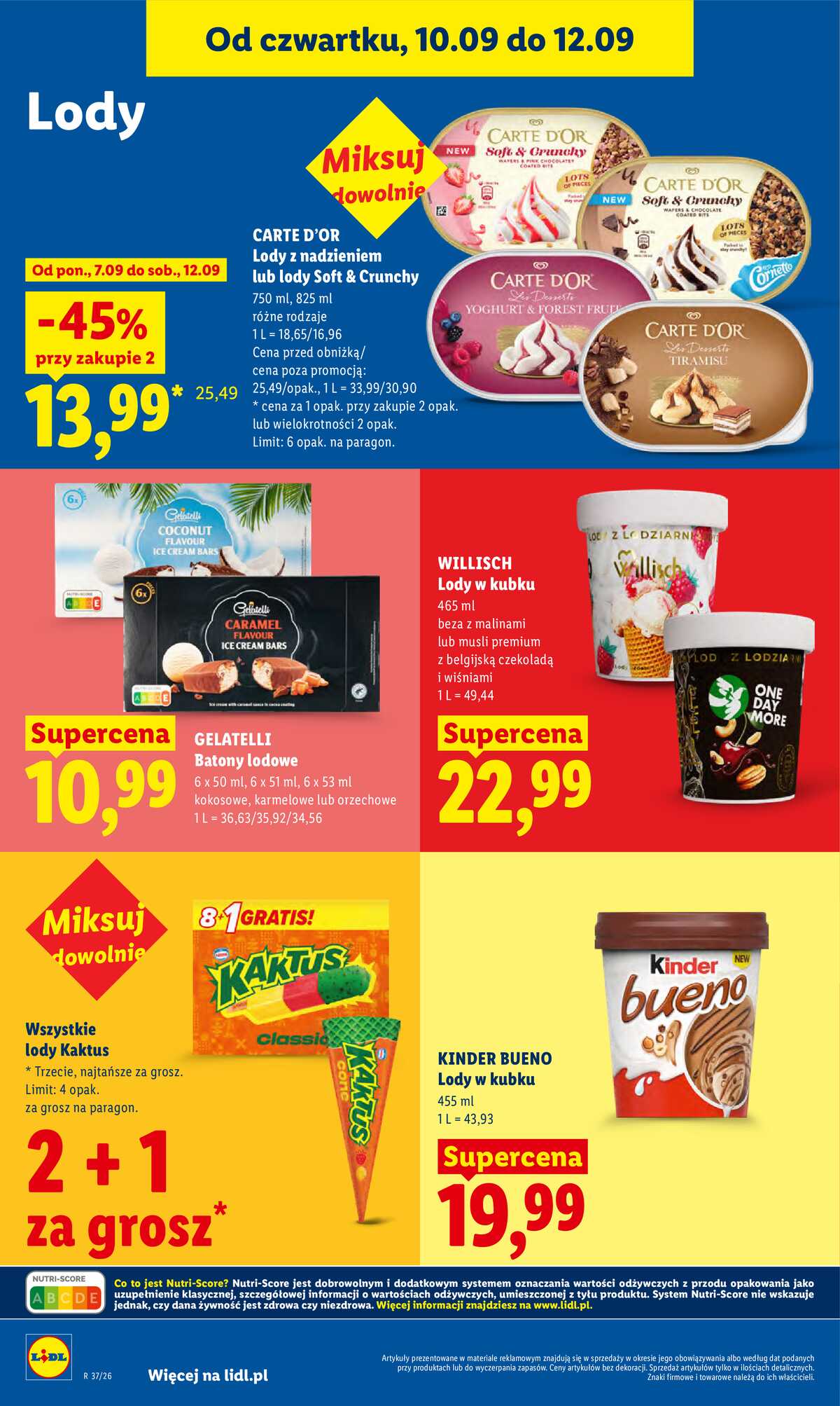 Leták Lidl Polsko 10.9.-12.9.2026 - Leták platí od 10. září do 12. září strana 58