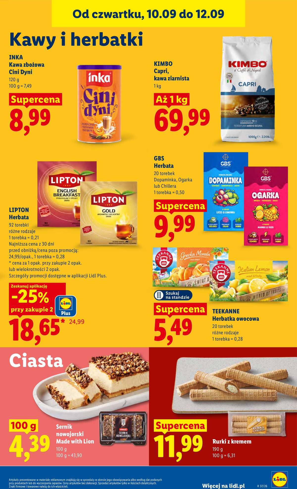 Leták Lidl Polsko 10.9.-12.9.2026 - Leták platí od 10. září do 12. září strana 59