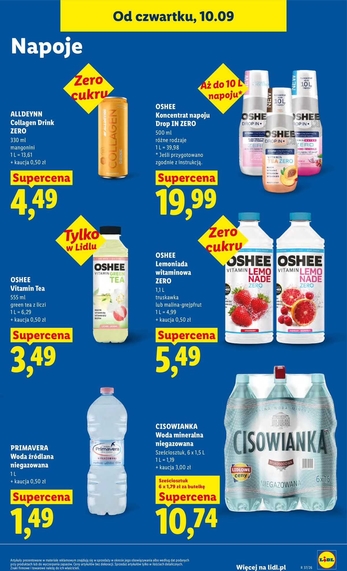 Leták Lidl Polsko 10.9.-12.9.2026 - Leták platí od 10. září do 12. září strana 61