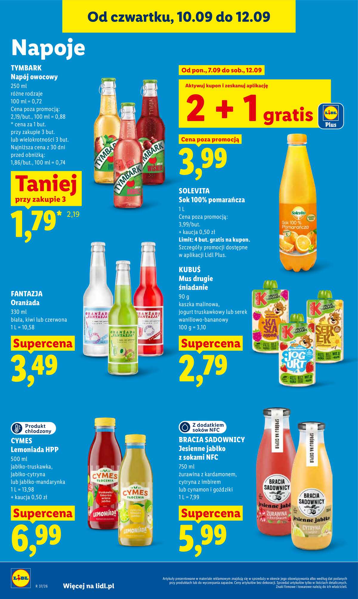 Leták Lidl Polsko 10.9.-12.9.2026 - Leták platí od 10. září do 12. září strana 62