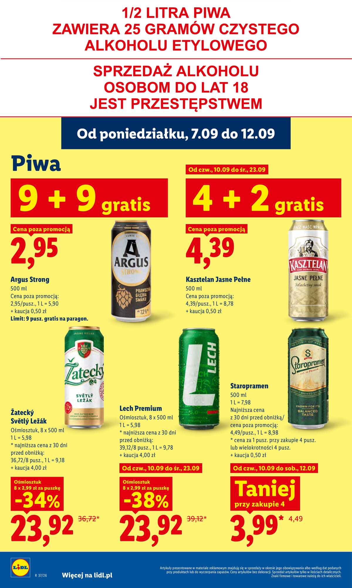 Leták Lidl Polsko 10.9.-12.9.2026 - Leták platí od 10. září do 12. září strana 64