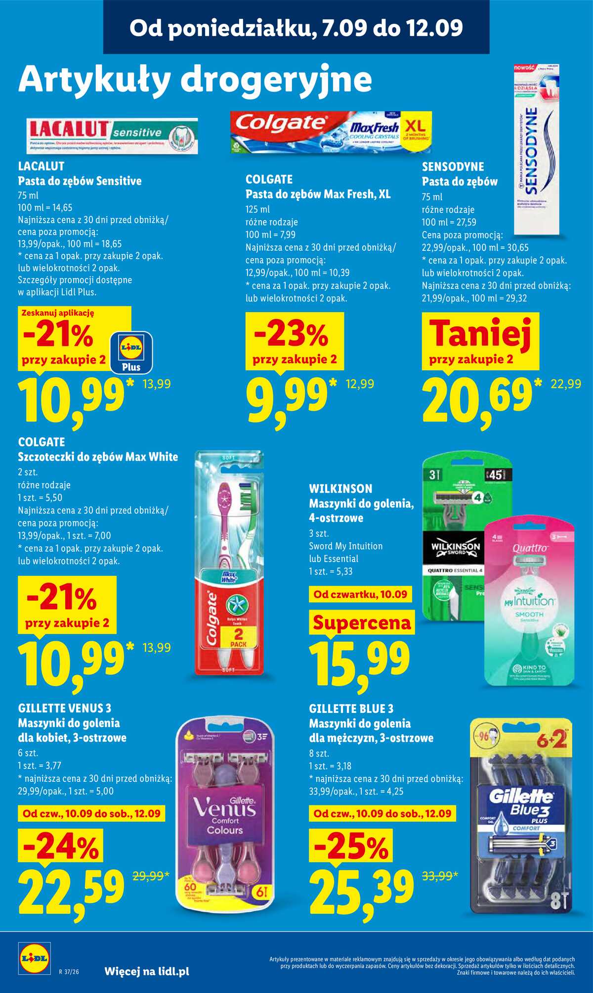 Leták Lidl Polsko 10.9.-12.9.2026 - Leták platí od 10. září do 12. září strana 78