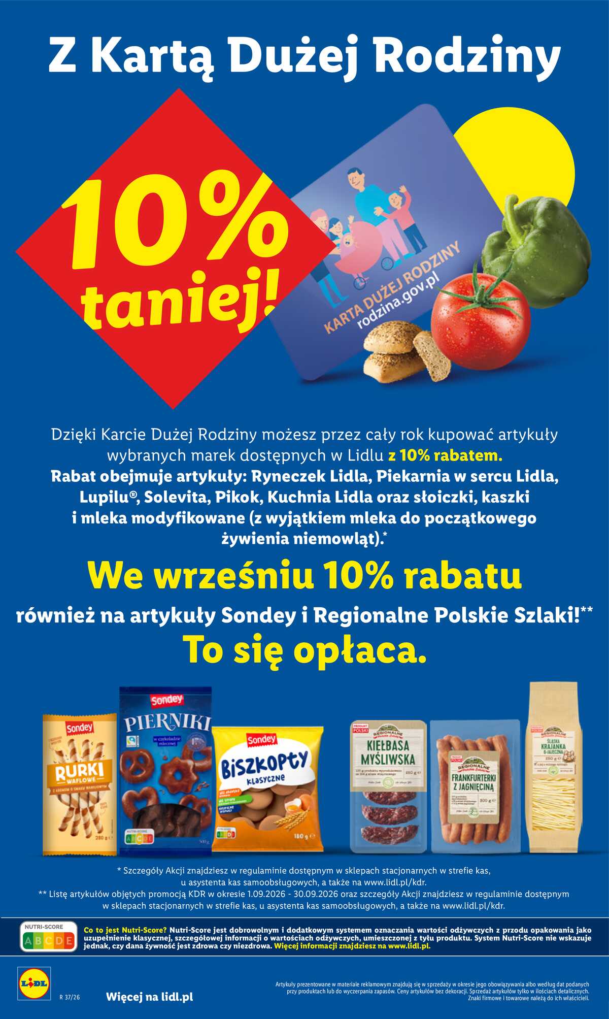 Leták Lidl Polsko 10.9.-12.9.2026 - Leták platí od 10. září do 12. září strana 84