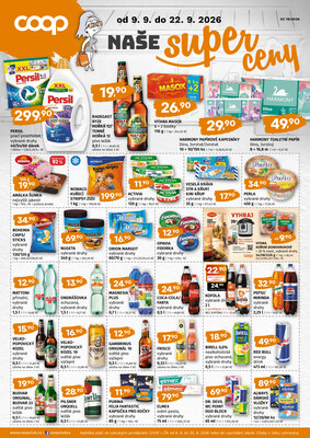 COOP Super cena do 22.9.