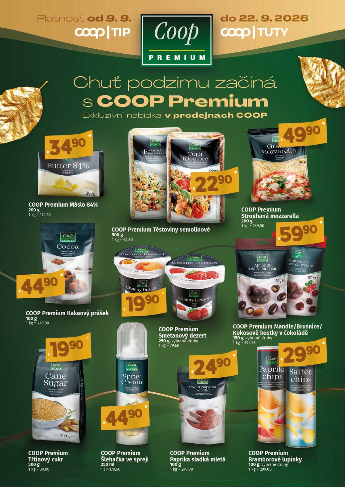 COOP Premium do 22.9. strana 1
