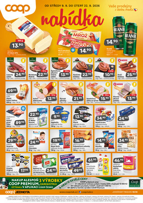 COOP Jihočeský region do 22.9.