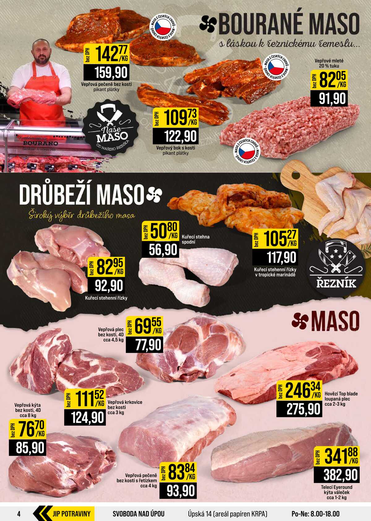 JIP Cash & Carry Brno, Praha, Ostrava, Jilemnice, Pardubice, Ostrava, Karlovy Vary, Olomouc a Zlín od 9.9. do 15.9.2026 strana 4