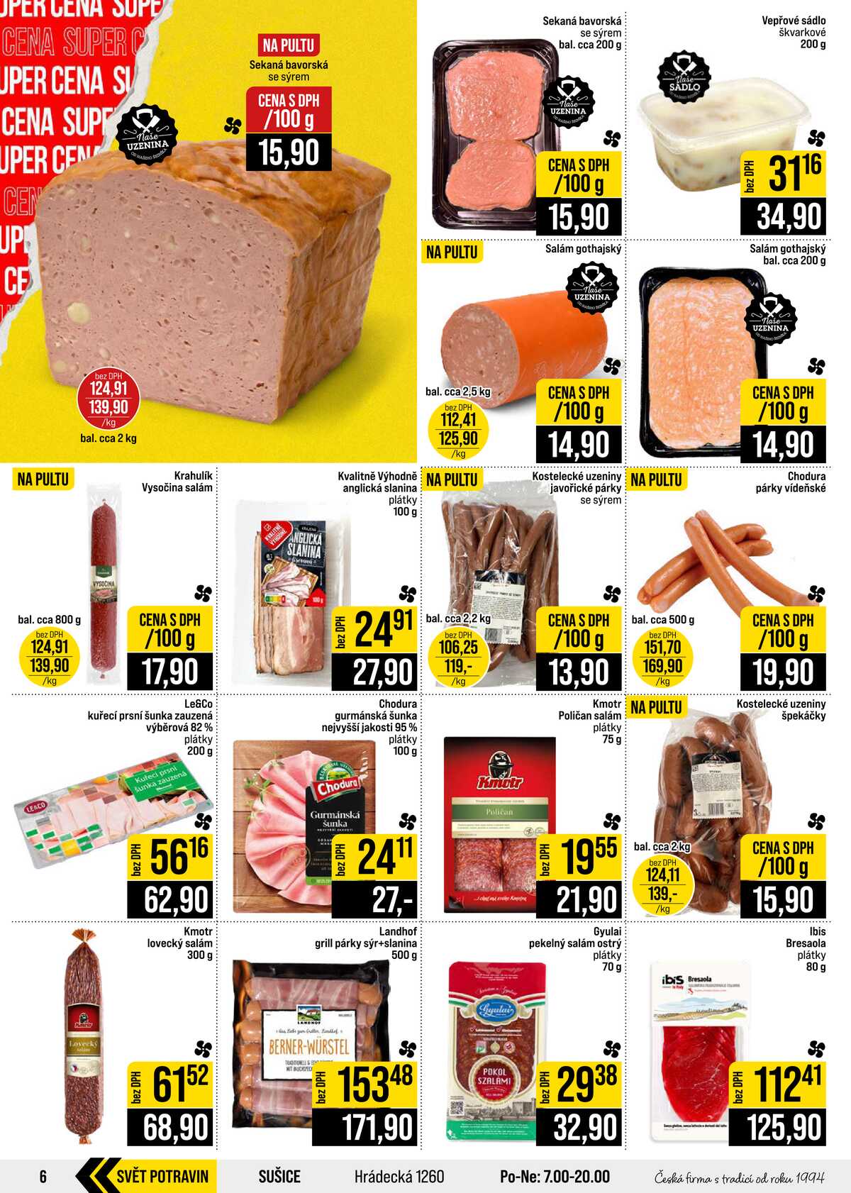 JIP Cash & Carry Brno, Praha, Ostrava, Jilemnice, Pardubice, Ostrava, Karlovy Vary, Olomouc a Zlín od 9.9. do 15.9.2026 strana 6