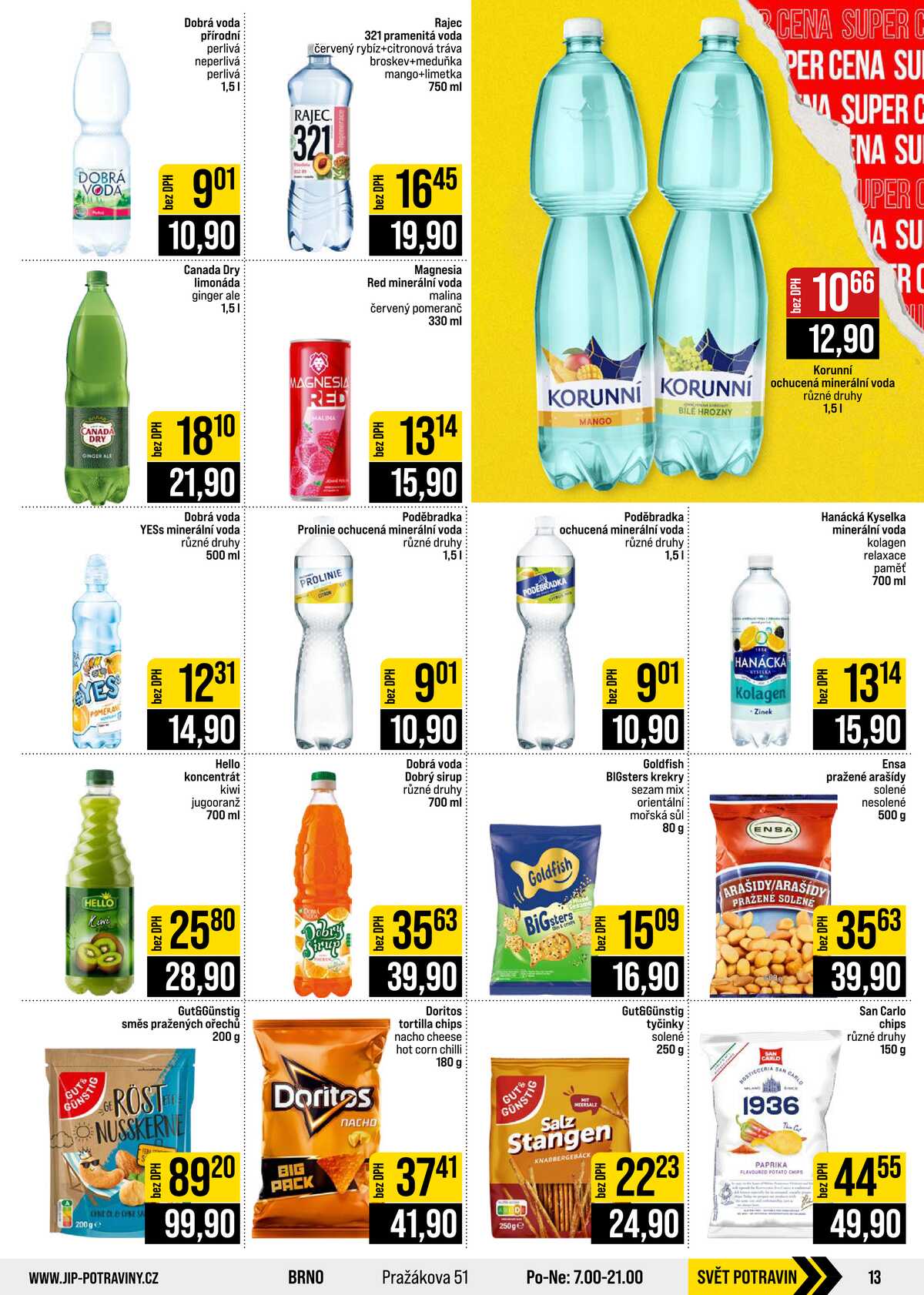 JIP Cash & Carry Brno, Praha, Ostrava, Jilemnice, Pardubice, Ostrava, Karlovy Vary, Olomouc a Zlín od 9.9. do 15.9.2026 strana 13