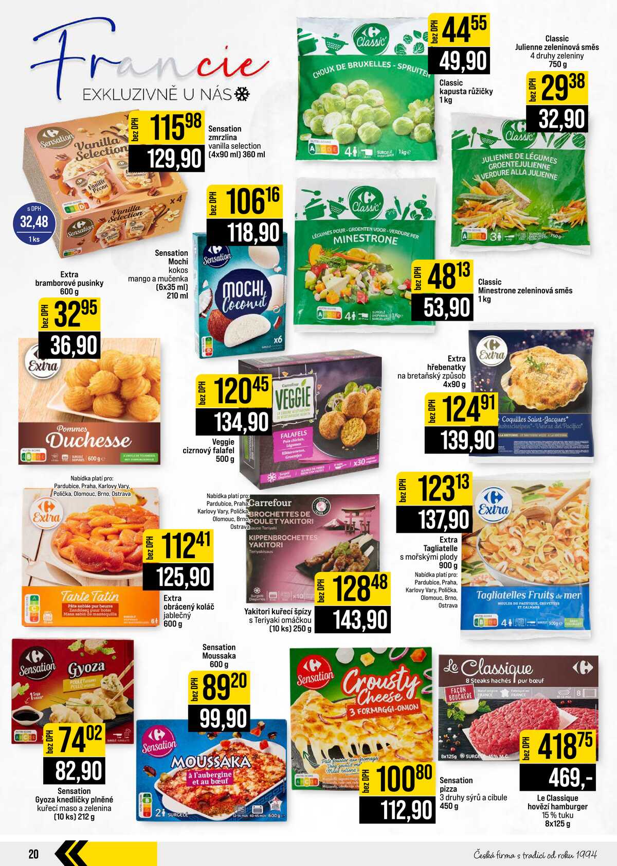 JIP Cash & Carry Brno, Praha, Ostrava, Jilemnice, Pardubice, Ostrava, Karlovy Vary, Olomouc a Zlín od 9.9. do 15.9.2026 strana 20
