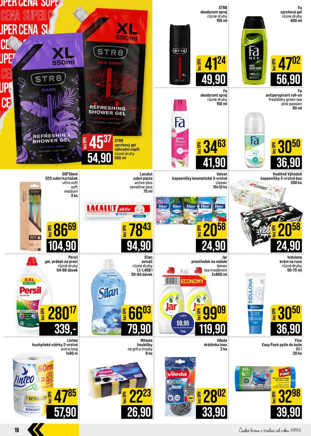 Leták JIP - JIP Cash & Carry Brno, Praha, Ostrava, Jilemnice, Pardubice, Ostrava, Karlovy Vary, Olomouc a Zlín od 9.9. do 15.9.2026 - strana 18 Leták JIP - JIP Cash & Carry Brno, Praha, Ostrava, Jilemnice, Pardubice, Ostrava, Karlovy Vary, Olomouc a Zlín od 9.9. do 15.9.2026 - strana 18