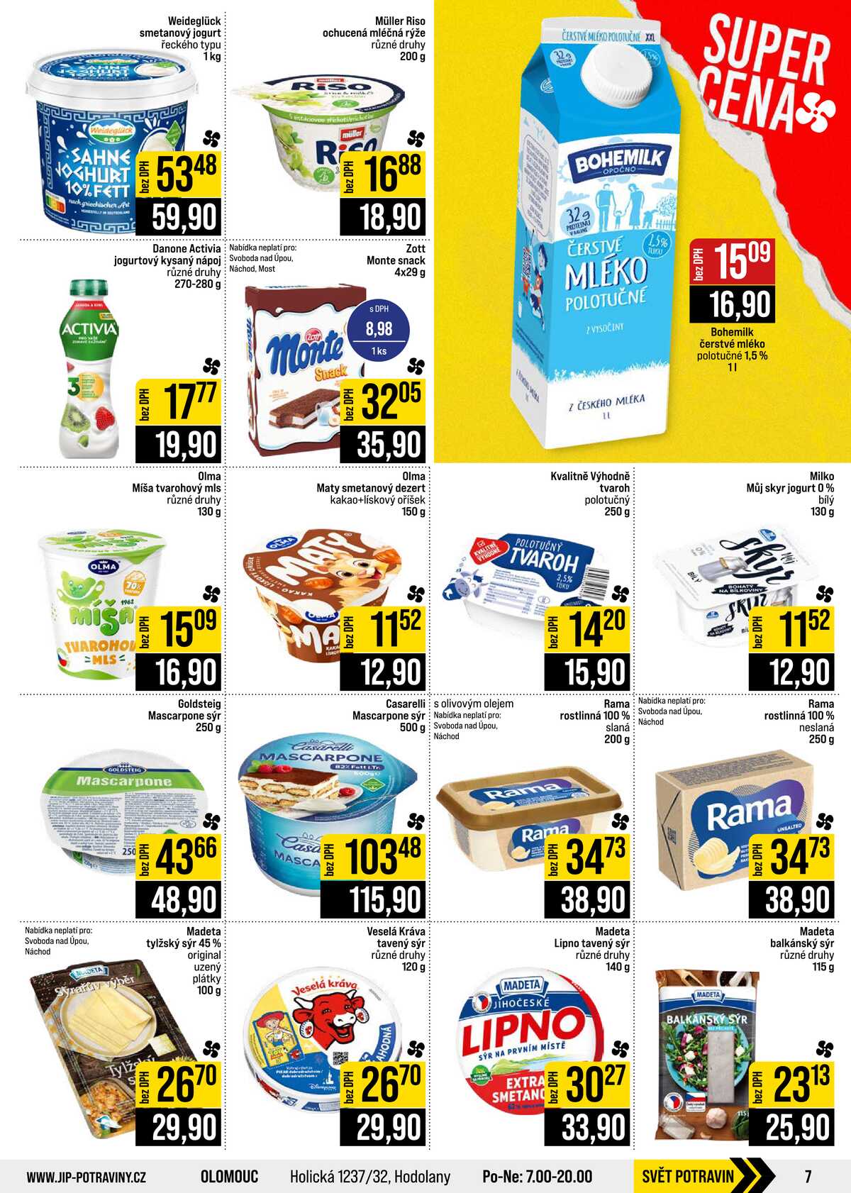 JIP Cash & Carry České Budějovice, Most, Náchod, Polička, Sušice a Svoboda nad Úpou od 9.9. do 15.9.2026 strana 7