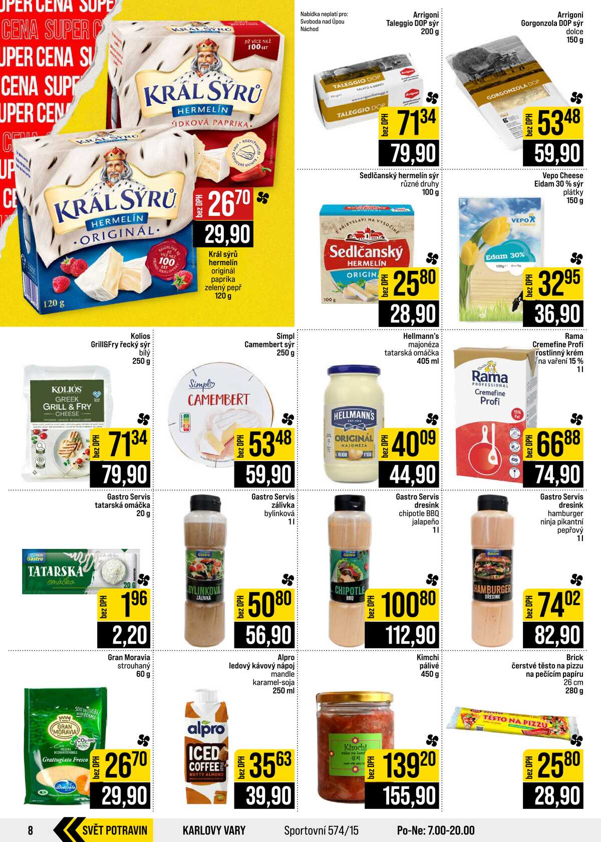 JIP Cash & Carry České Budějovice, Most, Náchod, Polička, Sušice a Svoboda nad Úpou od 9.9. do 15.9.2026 strana 8