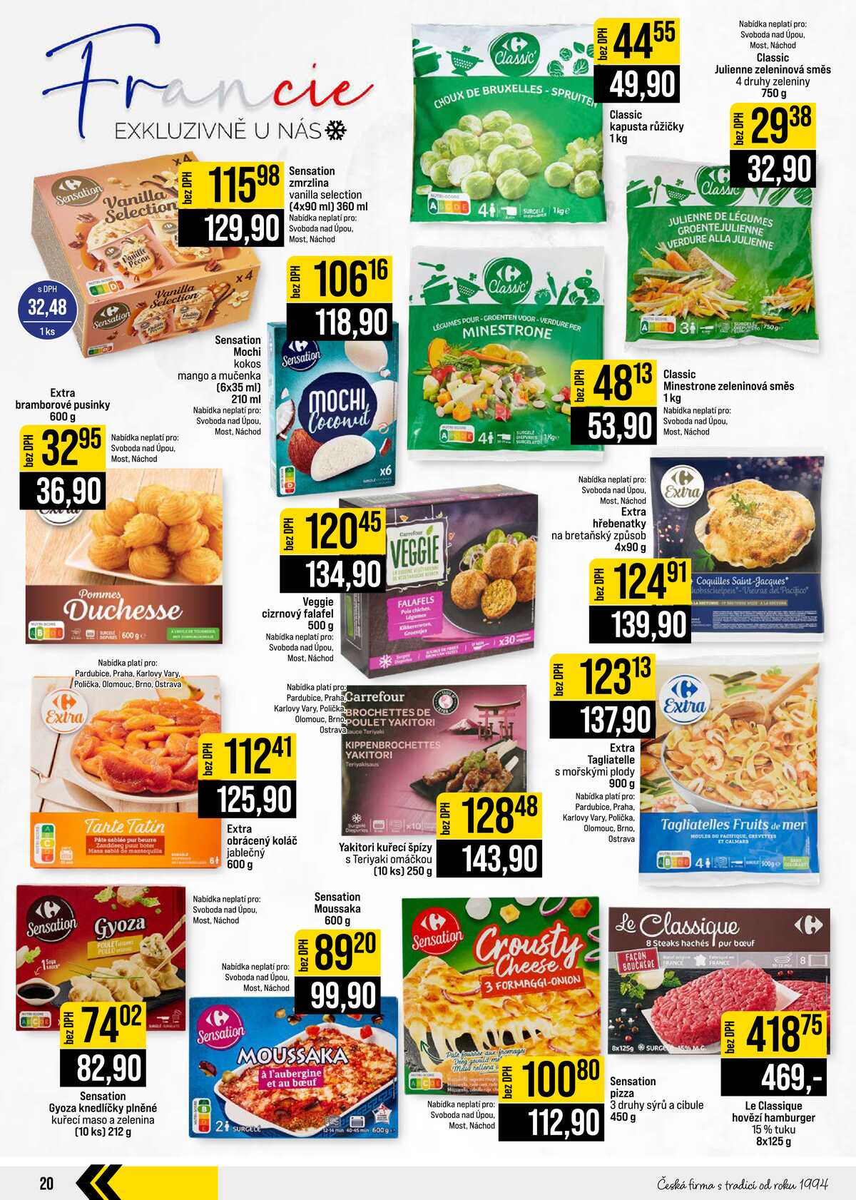 JIP Cash & Carry České Budějovice, Most, Náchod, Polička, Sušice a Svoboda nad Úpou od 9.9. do 15.9.2026 strana 20