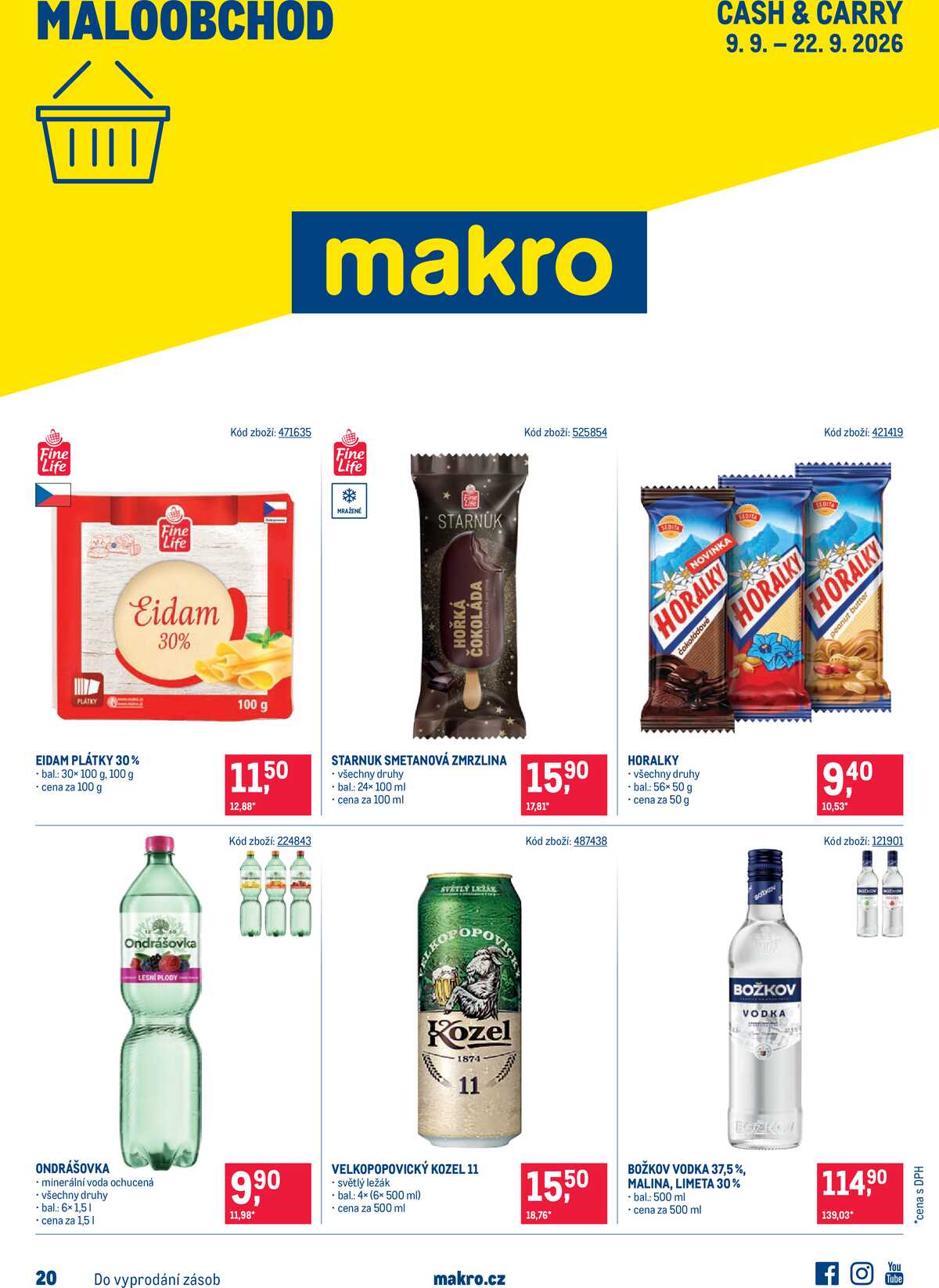 MAKRO Maloobchod od 9.9. do 22.9.2026 strana 1