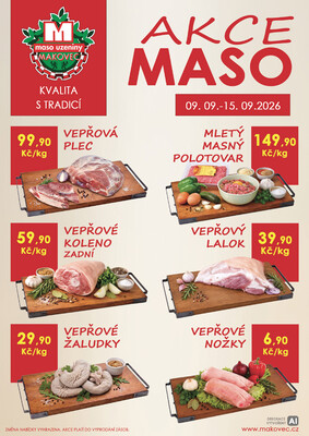 MAKOVEC a.s. – maso uzeniny : 1 leták