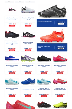 Intersport Kopačky a míče - 10. 9. 2026