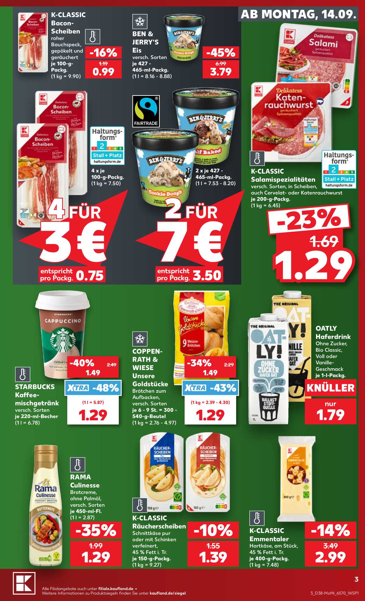 Leták Kaufland Německo 14.9.-16.9.2026 strana 3