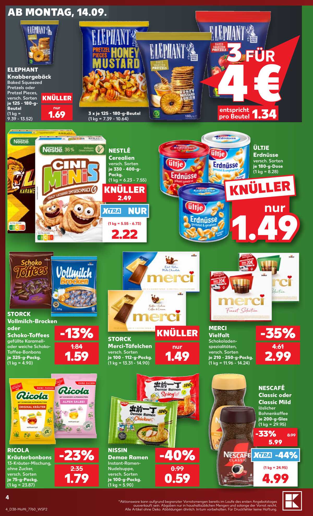 Leták Kaufland Německo 14.9.-16.9.2026 strana 4