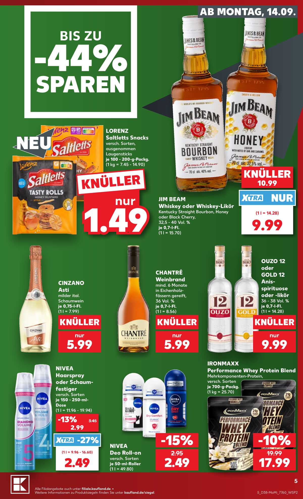 Leták Kaufland Německo 14.9.-16.9.2026 strana 5