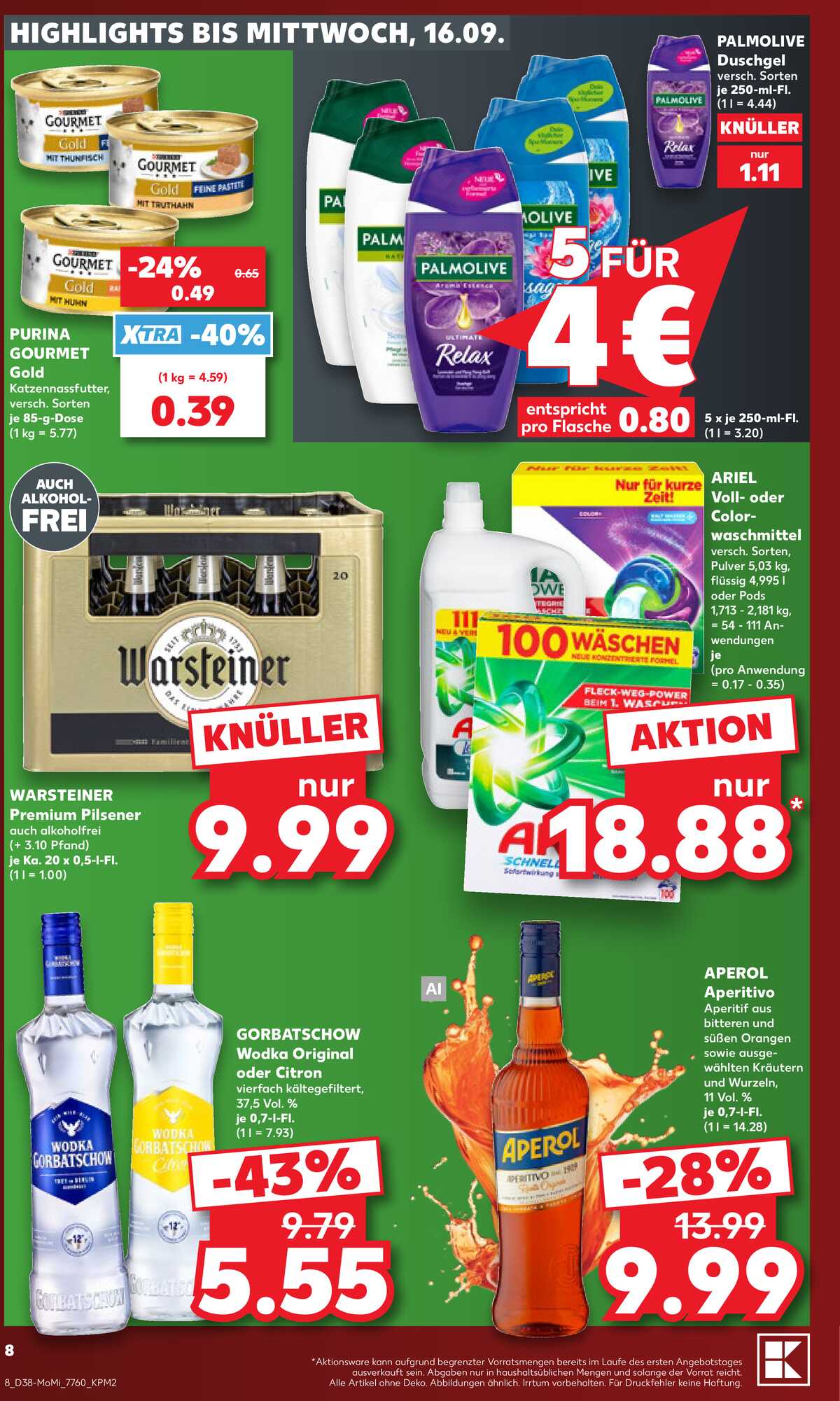 Leták Kaufland Německo 14.9.-16.9.2026 strana 8